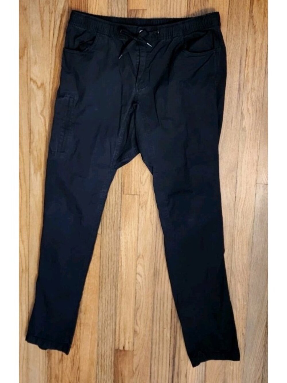 BYLT Weekender Pants Jogger Ripstop Drawstring Stretch XL Black Fade Elastic
